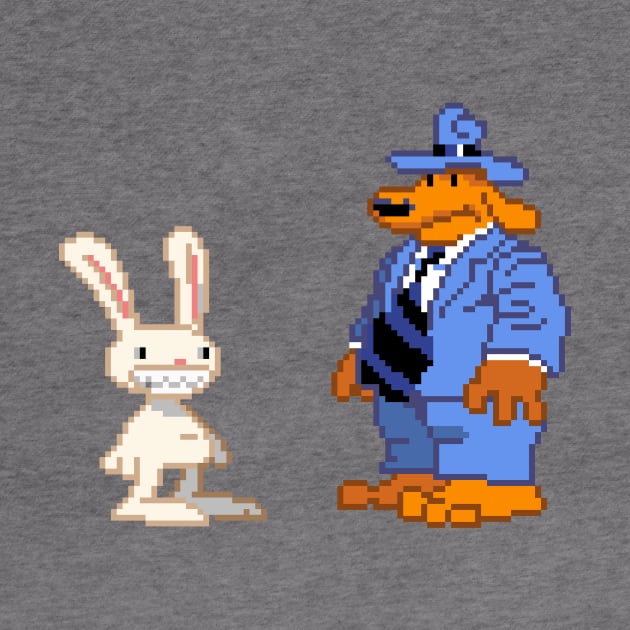 Sam and Max by Retro8Bit Fashion Store